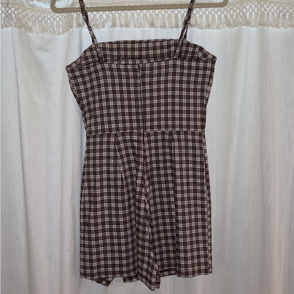 Plaid Romper - Picture 2 of 3